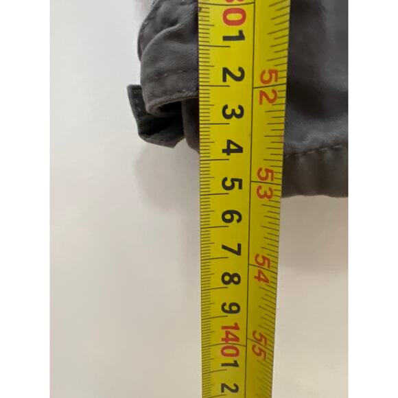 H&M Divided Gray Utility Jumpsuit Women’s Small Zip Front Long Sleeve - Picture 3 of 6